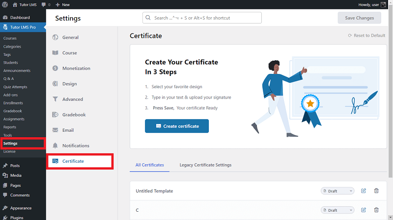 How To Use Tutor Lms Certificate Builder To Make Certificate How To Use Tutor Lms Certificate Builder To Make Certificate